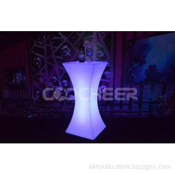 Plastic Square Unlimited Color Changing Led bar cocktail ta